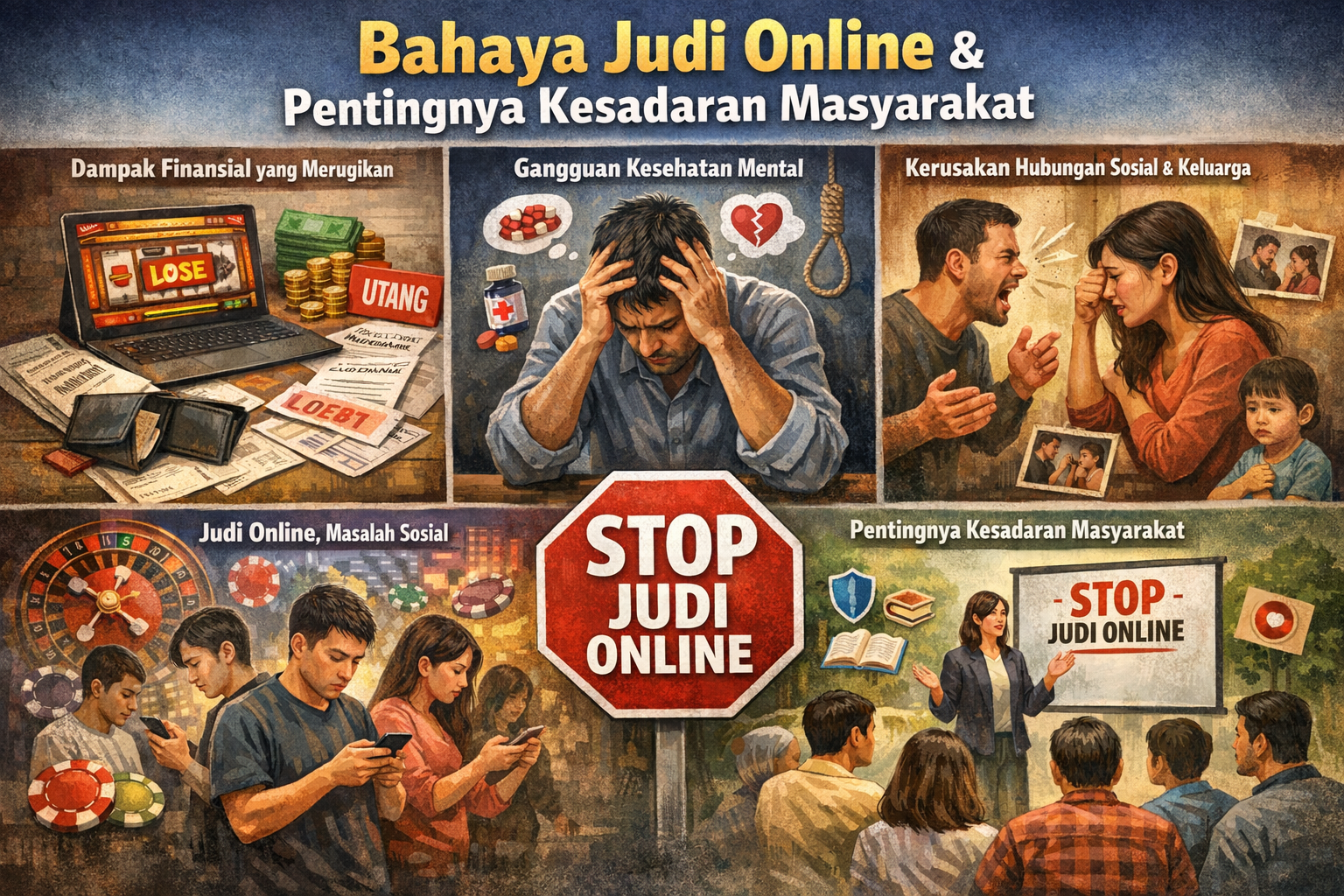 Bahaya Judi Online dan Pentingnya Kesadaran Masyarakat