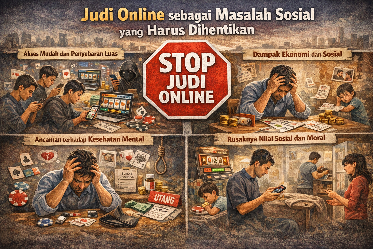Judi Online sebagai Masalah Sosial yang Harus Dihentikan