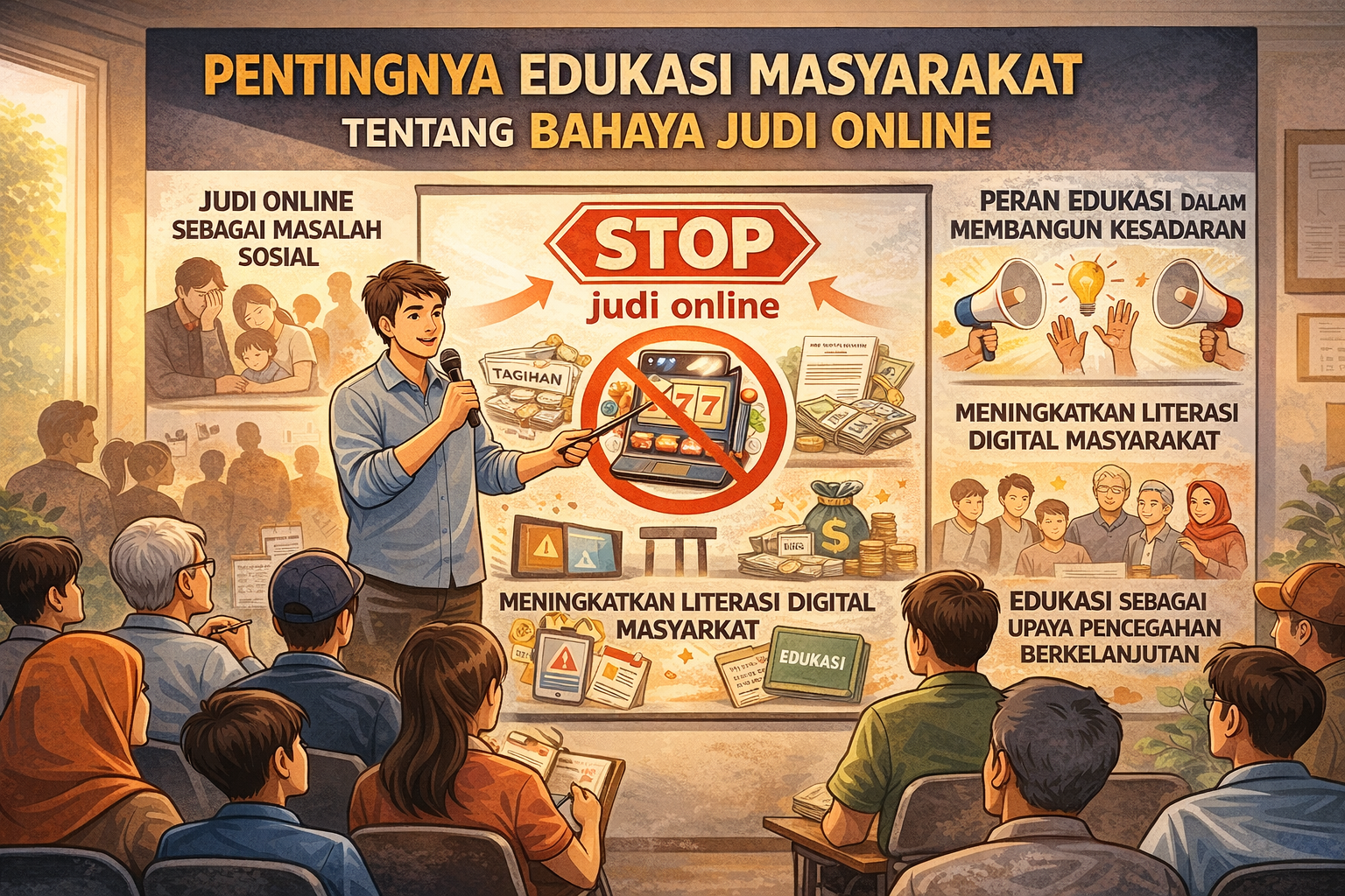 Pentingnya Edukasi Masyarakat tentang Bahaya Judi Online