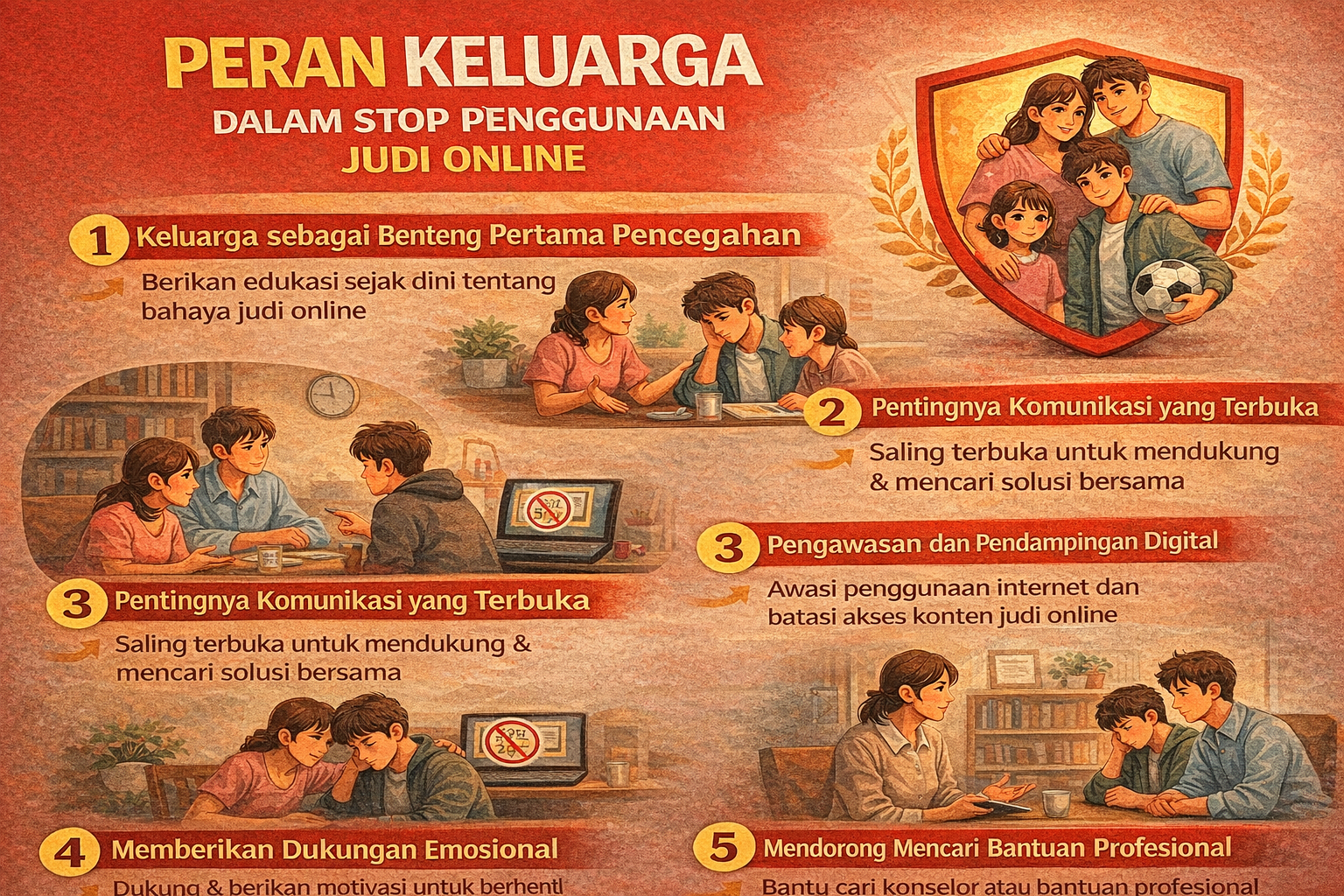 Peran Keluarga dalam Stop Penggunaan Judi Online
