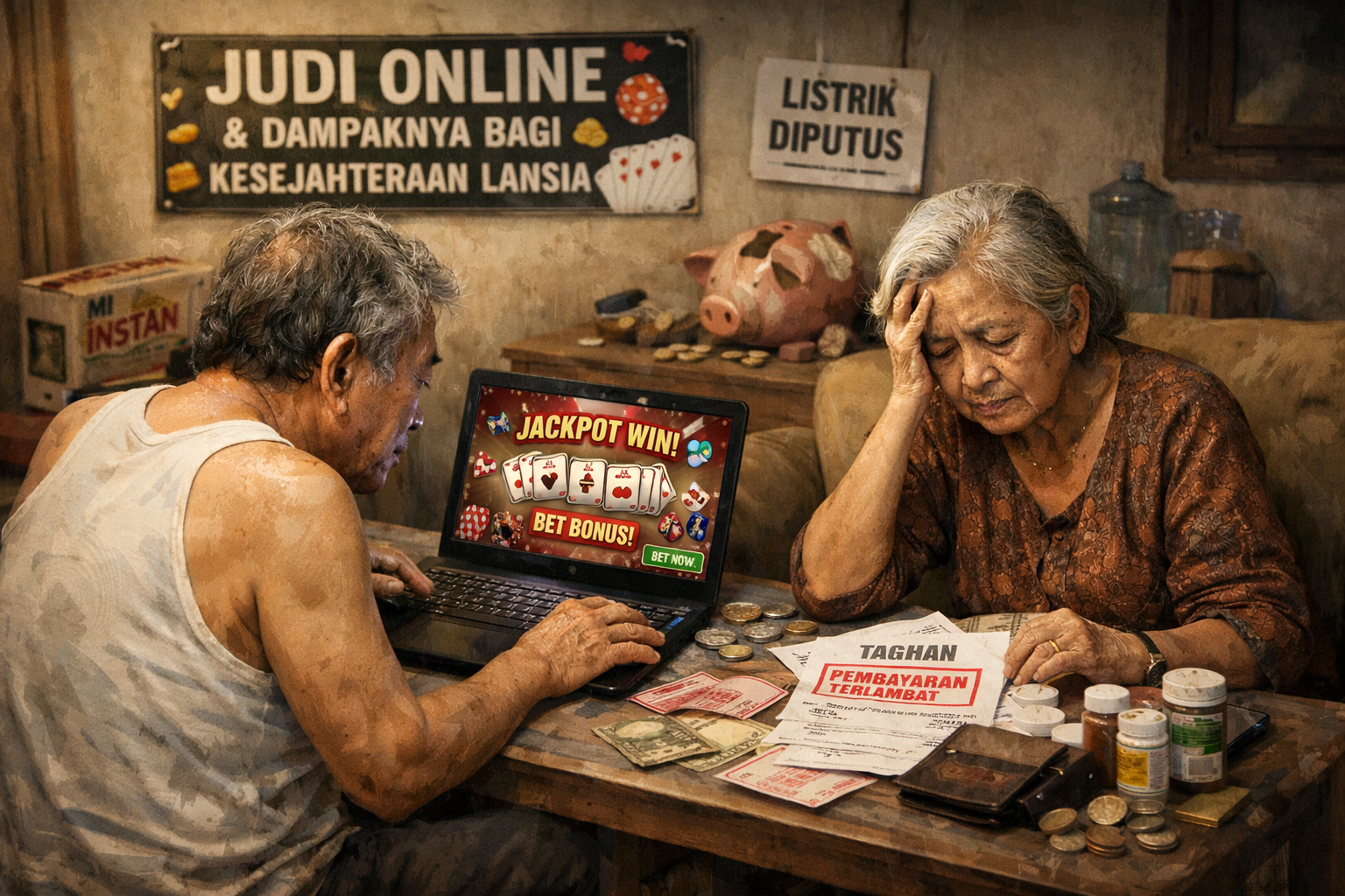 Judi Online dan Dampaknya bagi Kesejahteraan Lansia