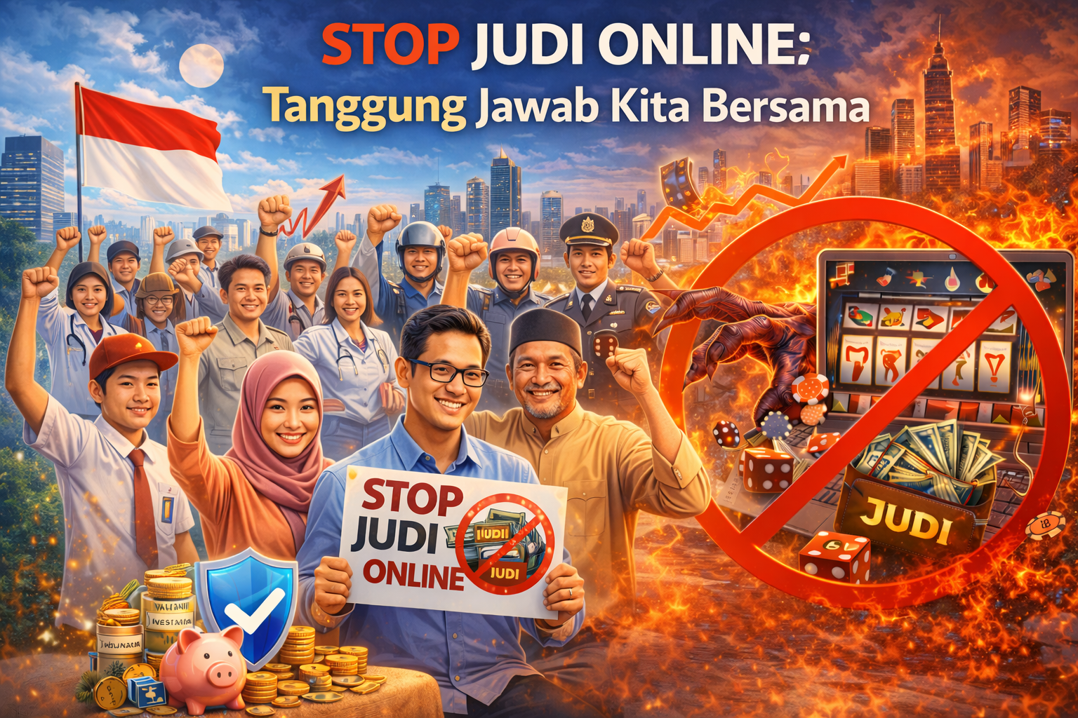 Stop Judi Online: Tanggung Jawab Kita Bersama
