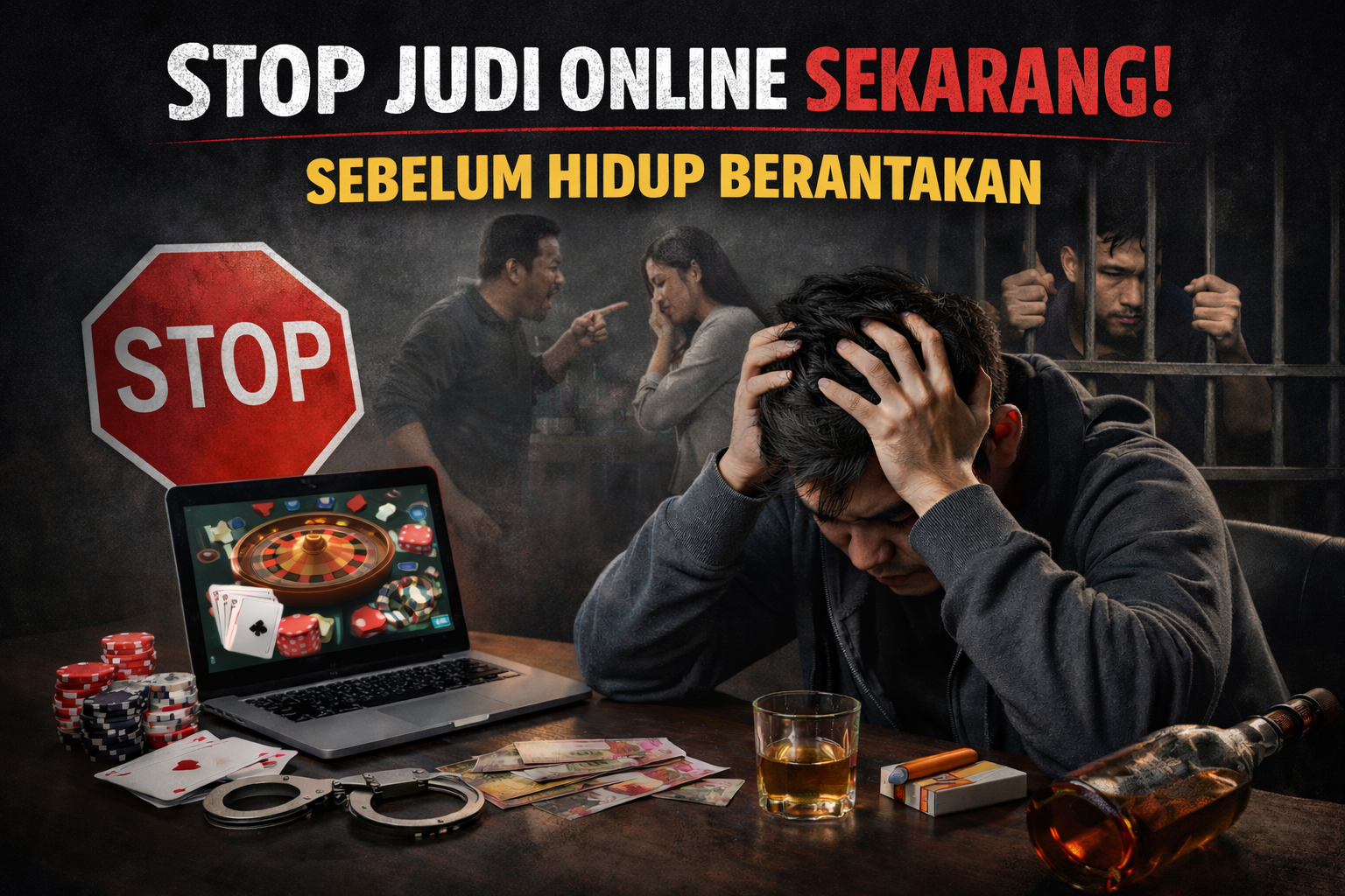 Stop Judi Online Sekarang Sebelum Hidup Berantakan