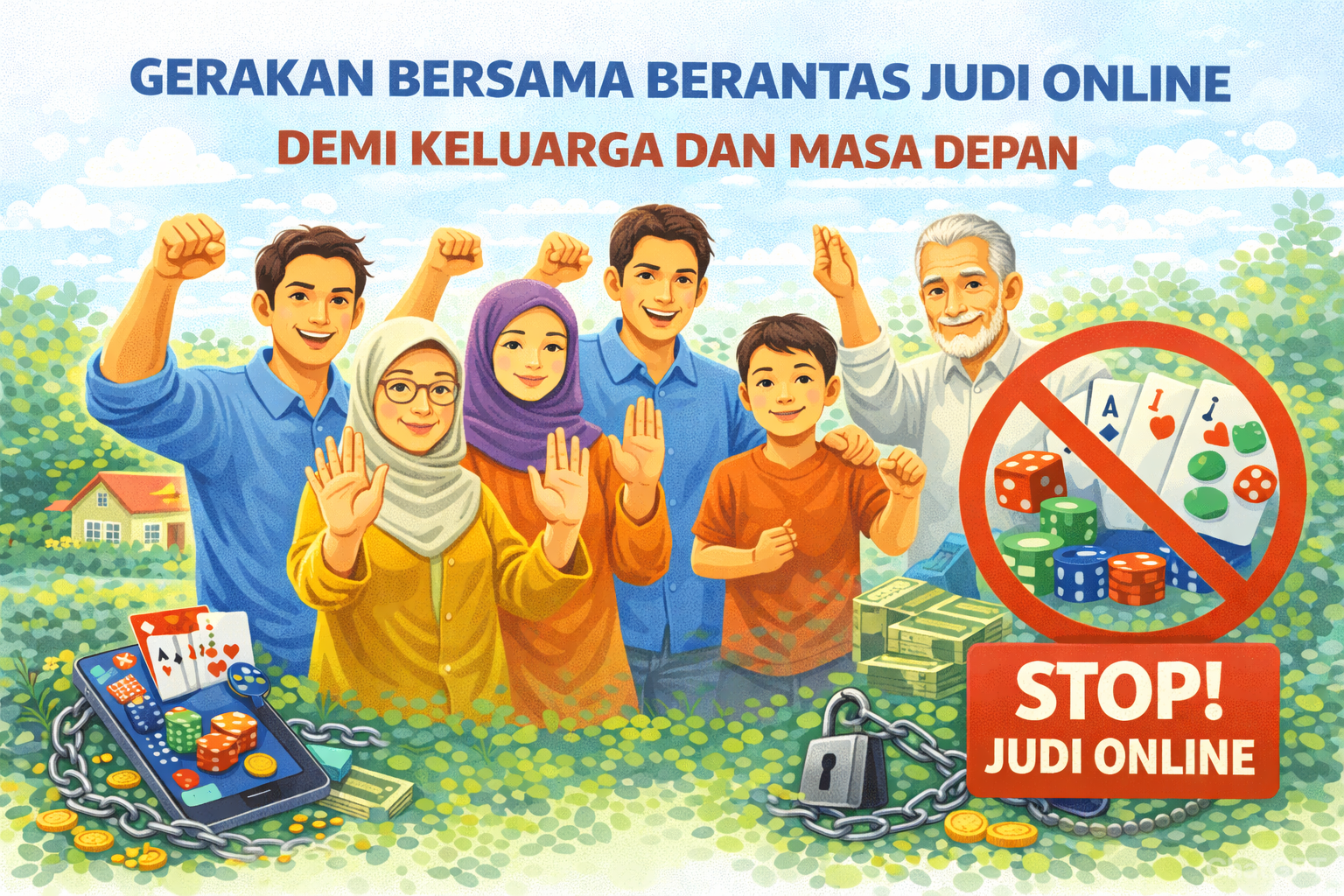 Gerakan Bersama Berantas Judi Online demi Keluarga dan Masa Depan