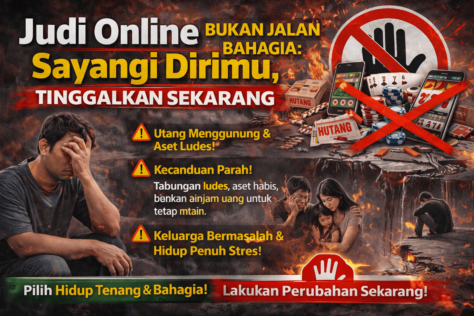 Judi Online Bukan Jalan Bahagia: Sayangi Dirimu, Tinggalkan Sekarang