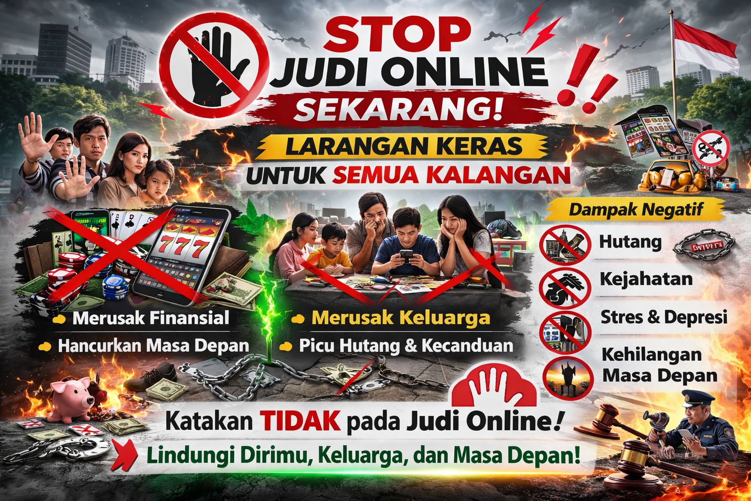 Stop Judi Online Sekarang: Larangan Keras untuk Semua Kalangan