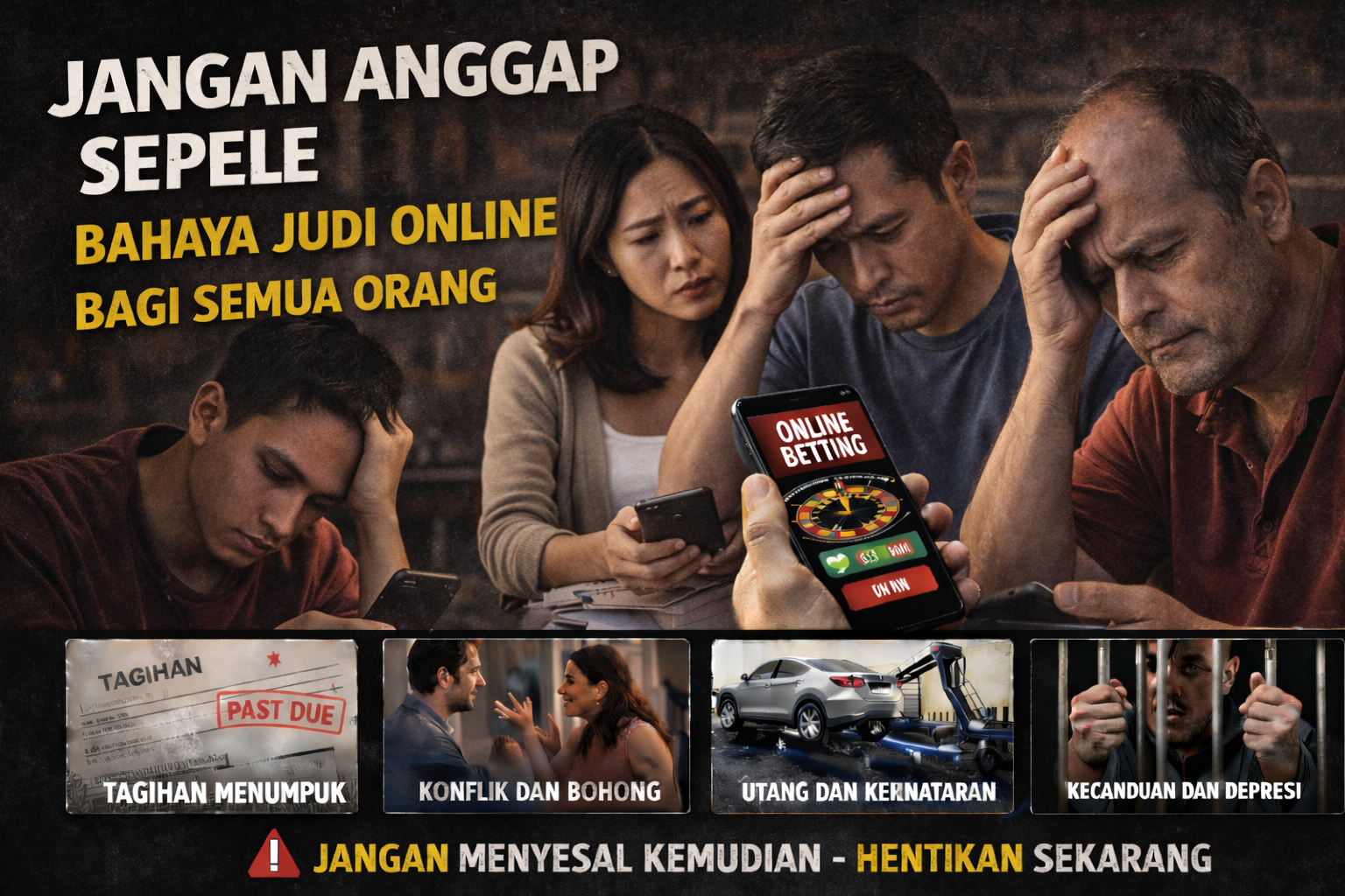 Jangan Anggap Sepele: Bahaya Judi Online bagi Semua Orang