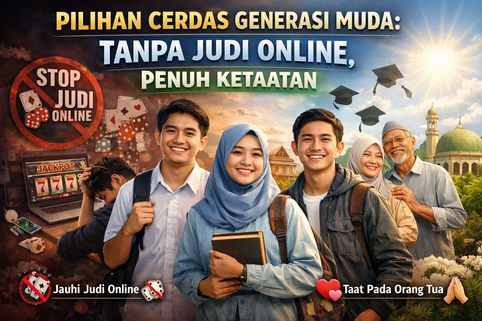 Pilihan Cerdas Generasi Muda: Tanpa Judi Online, Penuh Ketaatan