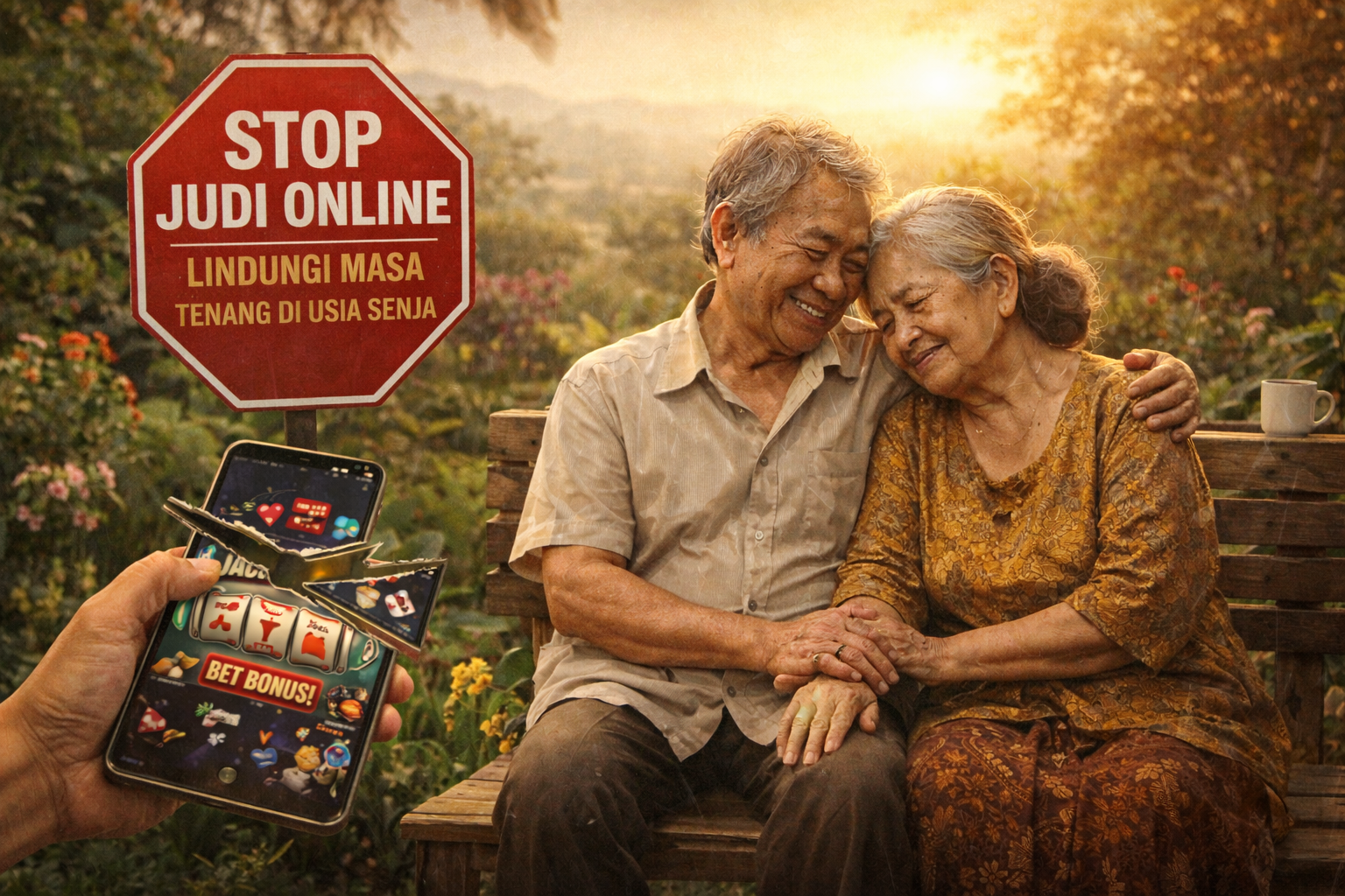 Stop Judi Online: Lindungi Masa Tenang di Usia Senja