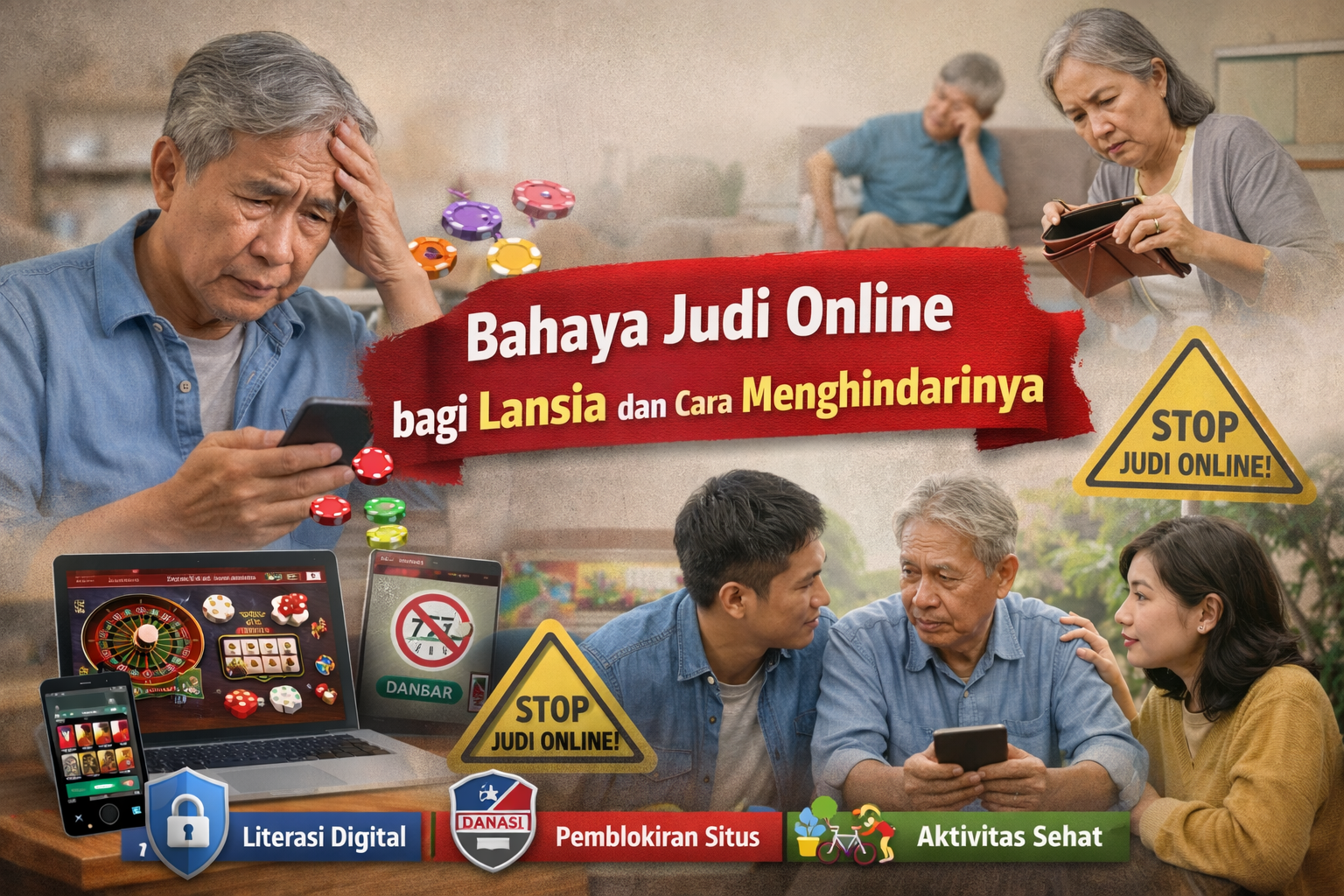 Bahaya Judi Online bagi Lansia dan Cara Menghindarinya