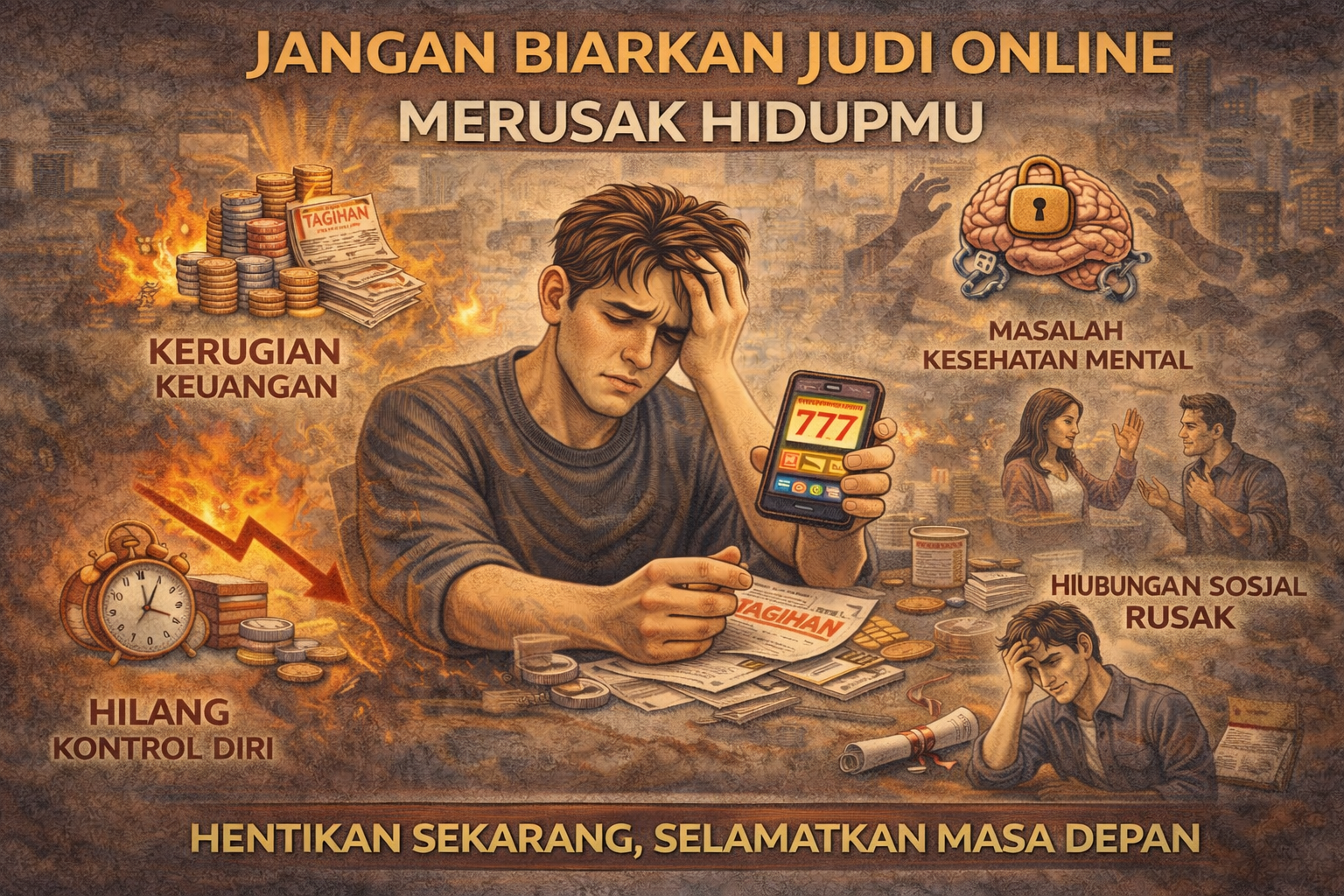 Jangan Biarkan Judi Online Merusak Hidupmu