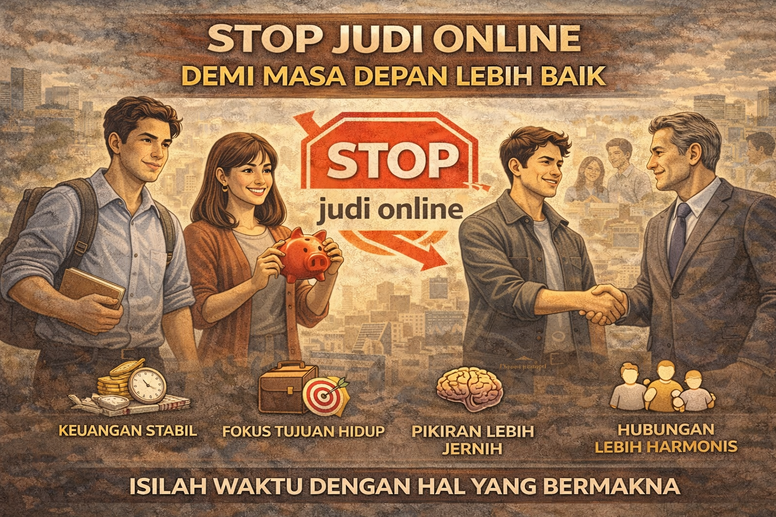 Stop Judi Online Demi Masa Depan Lebih Baik