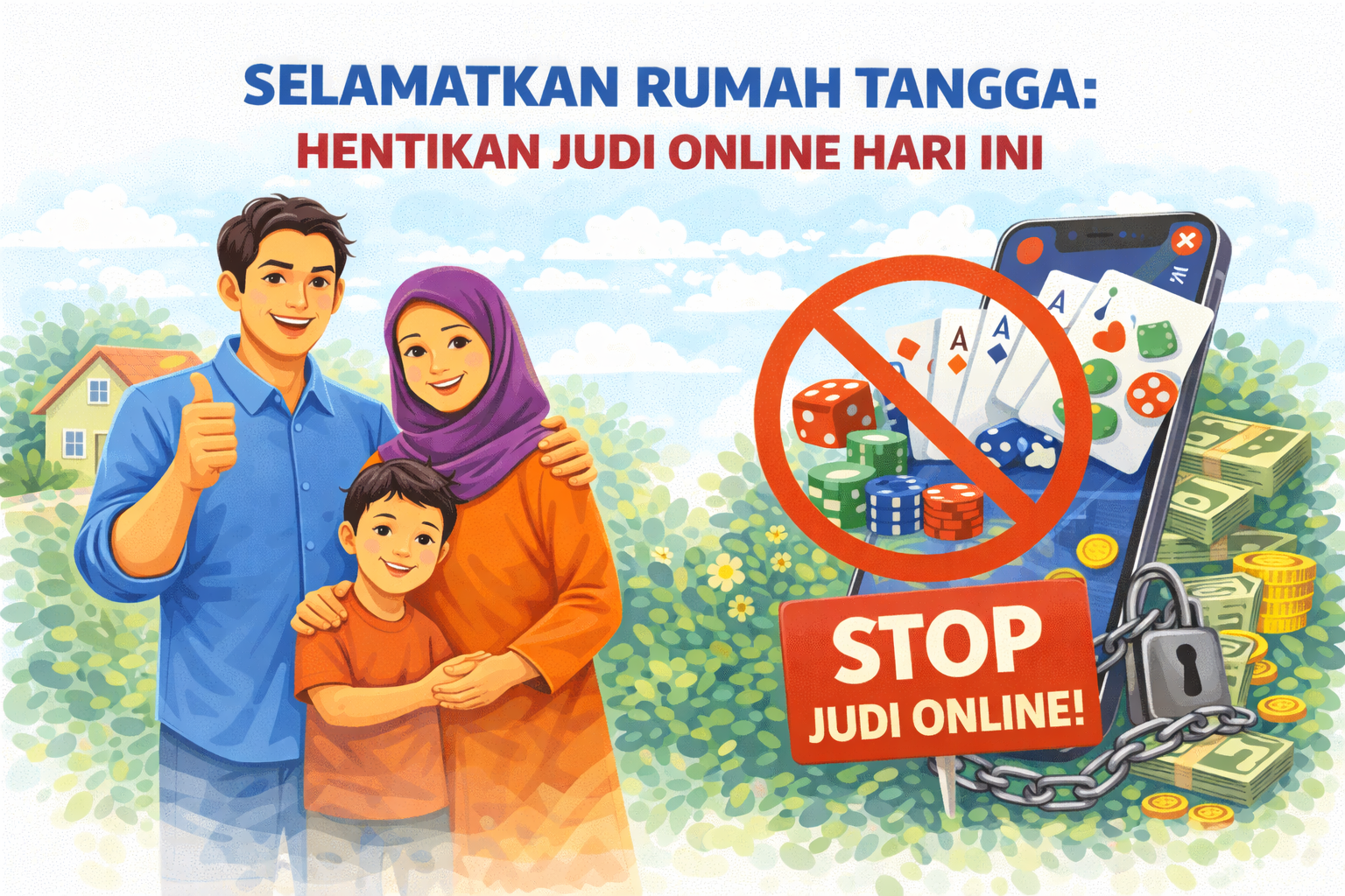 Selamatkan Rumah Tangga: Hentikan Judi Online Hari Ini