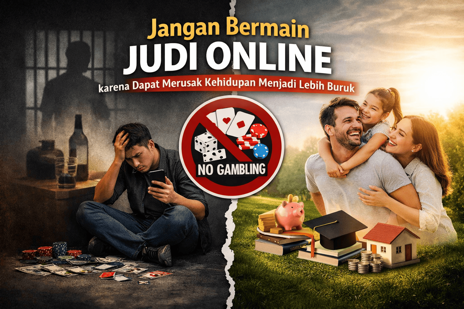 Jangan Bermain Judi Online karena Dapat Merusak Kehidupan Menjadi Lebih Buruk