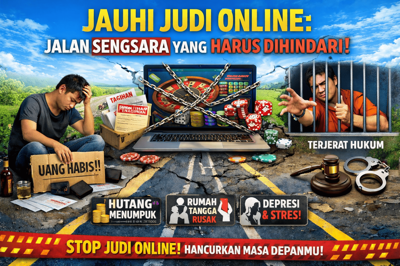 Jauhi Judi Online: Jalan Sengsara yang Harus Dihindari