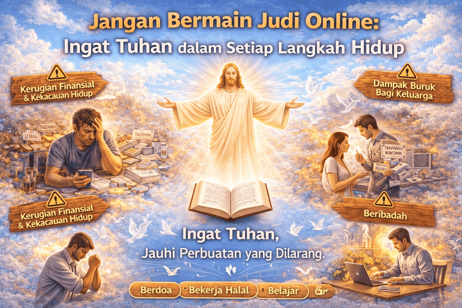 Jangan Bermain Judi Online: Ingat Tuhan dalam Setiap Langkah Hidup