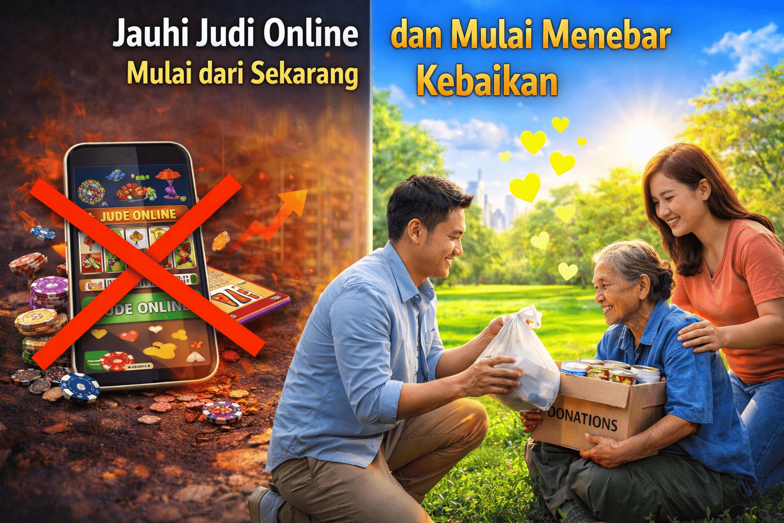 Jauhi Judi Online Mulai dari Sekarang dan Mulai Menebar Kebaikan