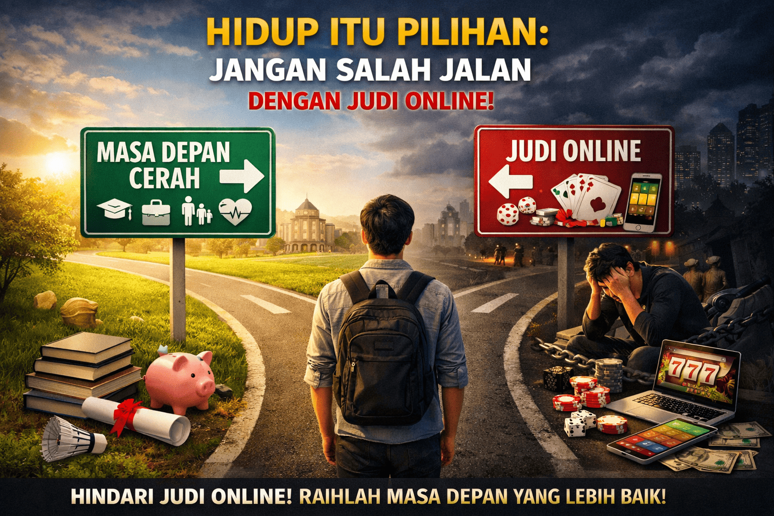 Hidup Itu Pilihan, Jangan Salah Jalan dengan Judi Online