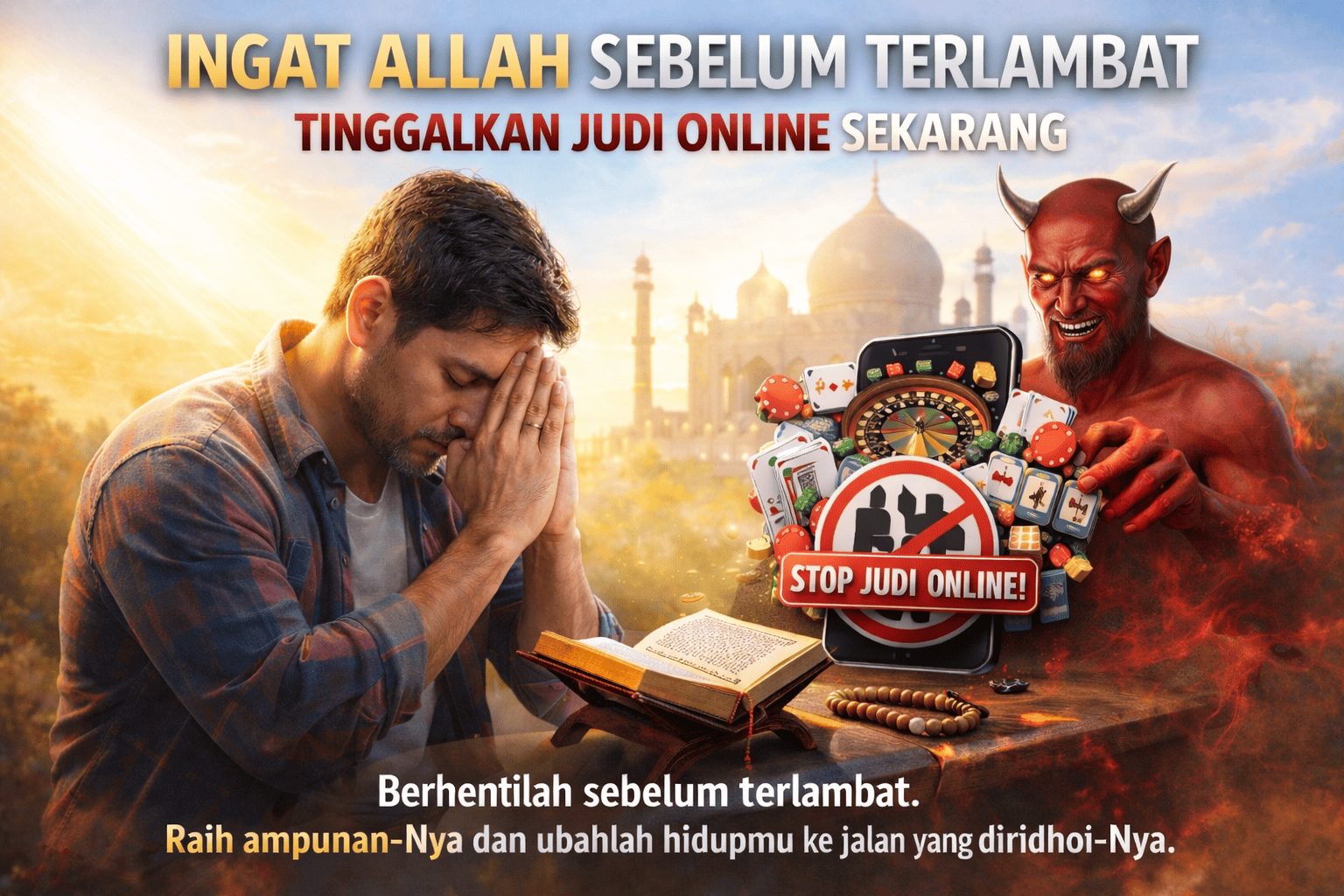 Ingat Allah Sebelum Terlambat: Tinggalkan Judi Online Sekarang
