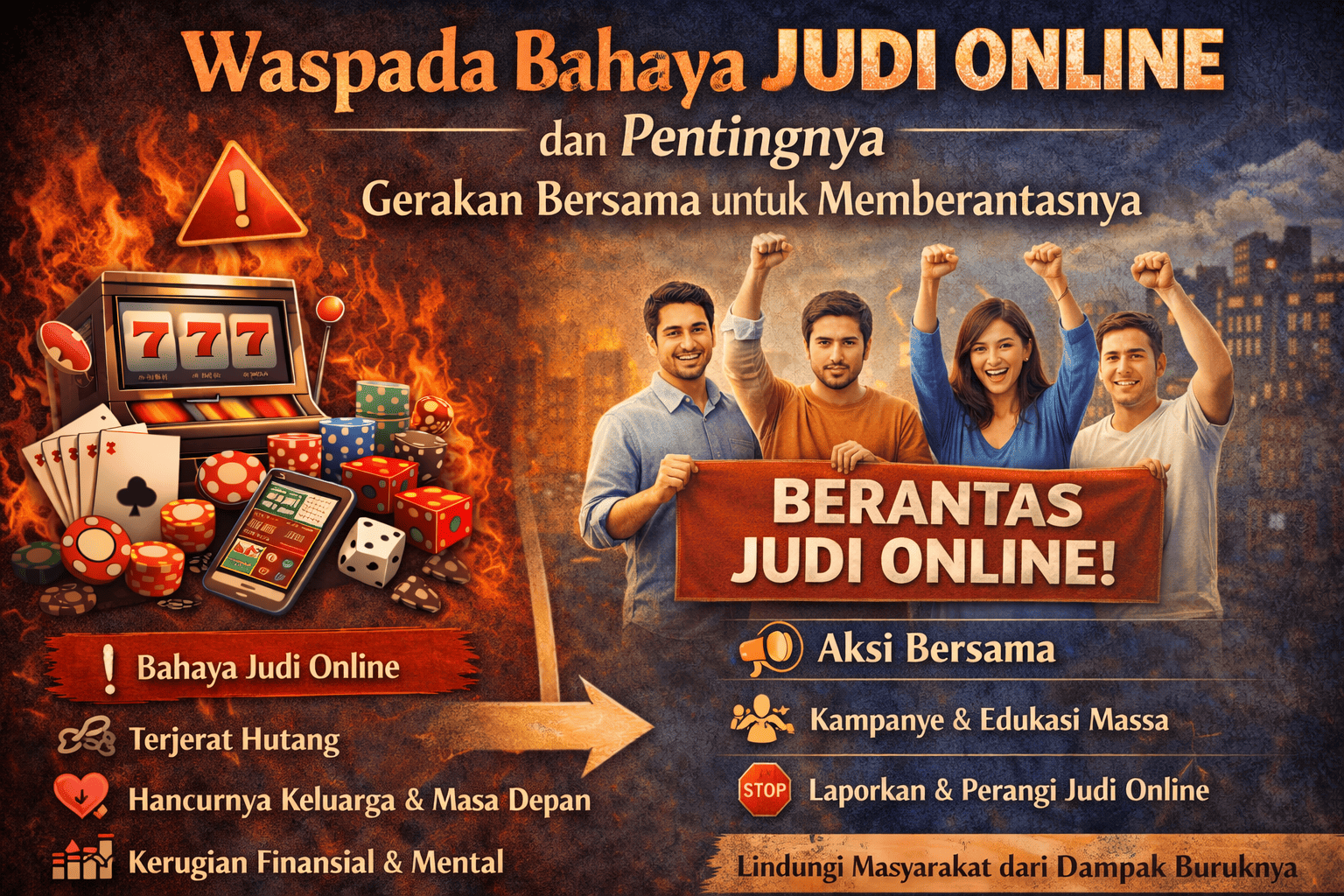 Waspada Bahaya Judi Online dan Pentingnya Gerakan Bersama untuk Memberantasnya