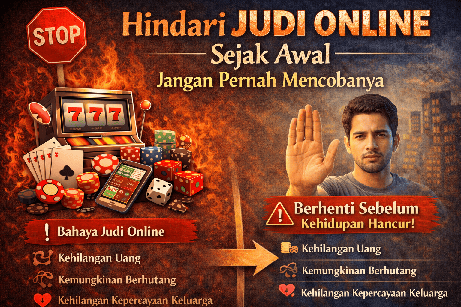 Hindari Judi Online Sejak Awal: Jangan Pernah Mencobanya