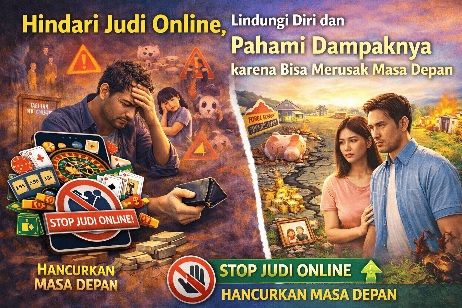 Hindari Judi Online, Lindungi Diri dan Pahami Dampaknya karena Bisa Merusak Masa Depan