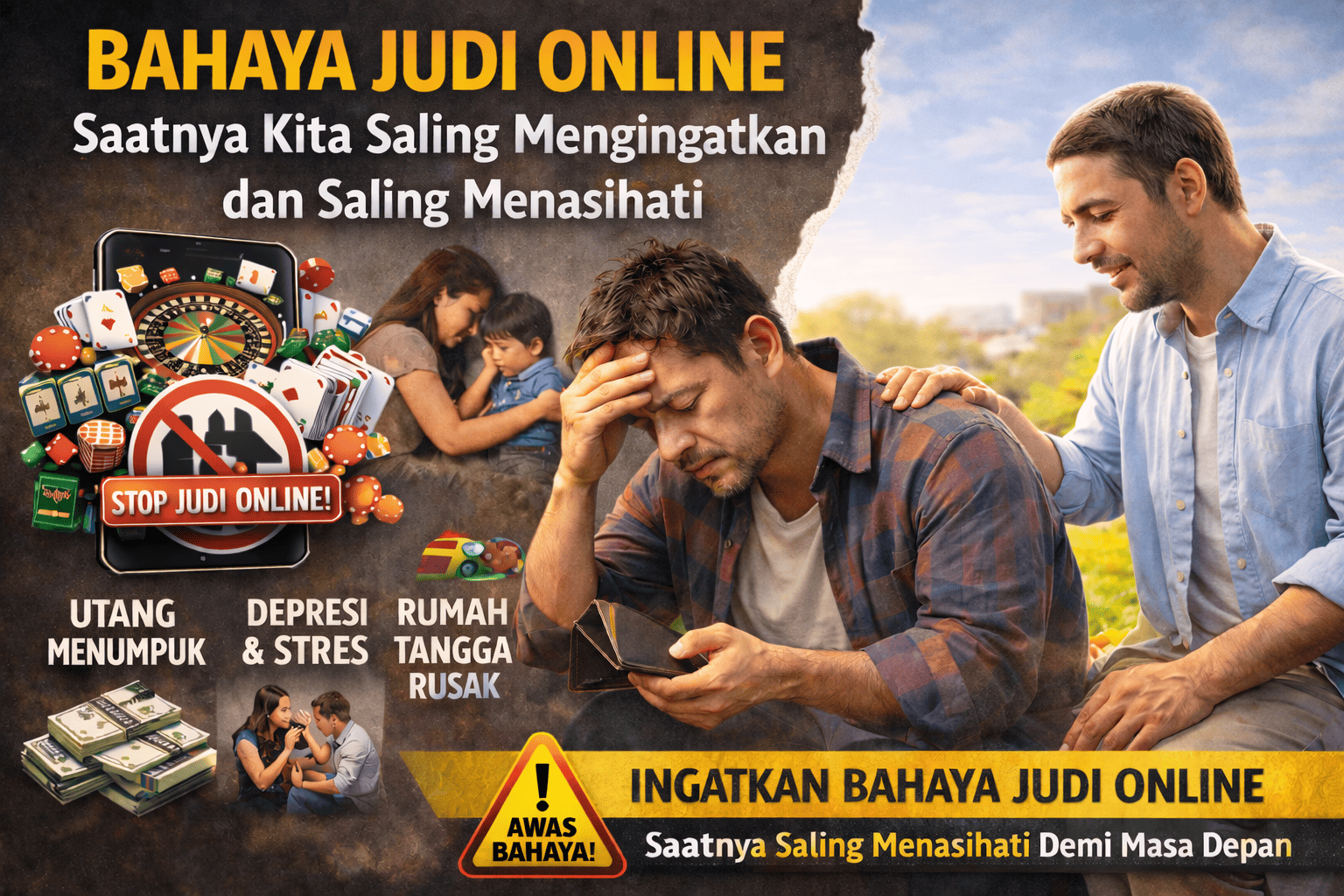 Bahaya Judi Online: Saatnya Kita Saling Mengingatkan dan Saling Menasihati