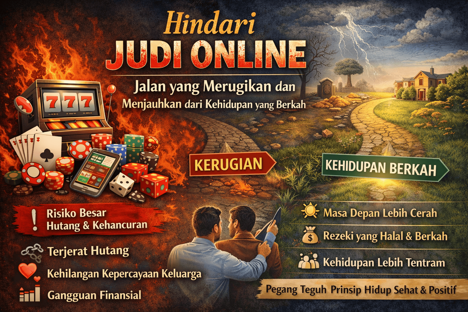 Hindari Judi Online: Jalan yang Merugikan dan Menjauhkan dari Kehidupan yang Berkah