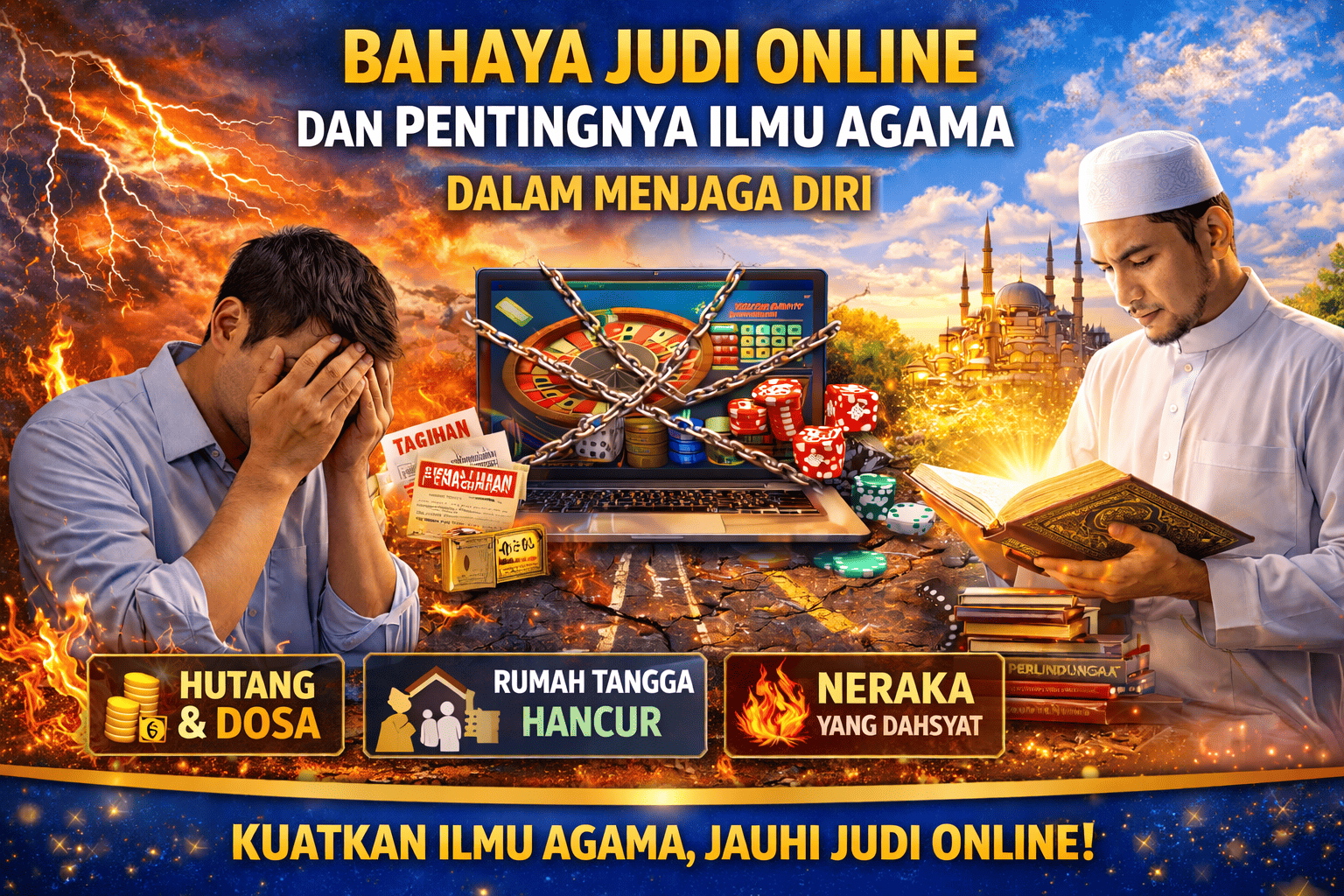 Bahaya Judi Online dan Pentingnya Ilmu Agama dalam Menjaga Diri