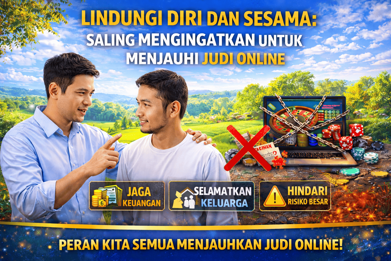 Lindungi Diri dan Sesama: Saling Mengingatkan untuk Menjauhi Judi Online
