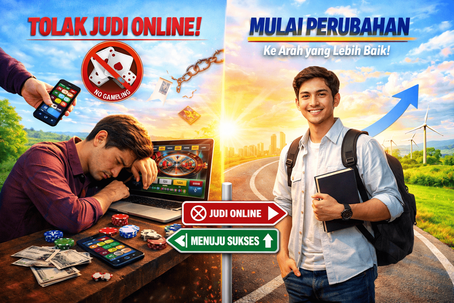 Hindari Judi Online, Bersama-Sama Kita Pilih Jalan yang Positif