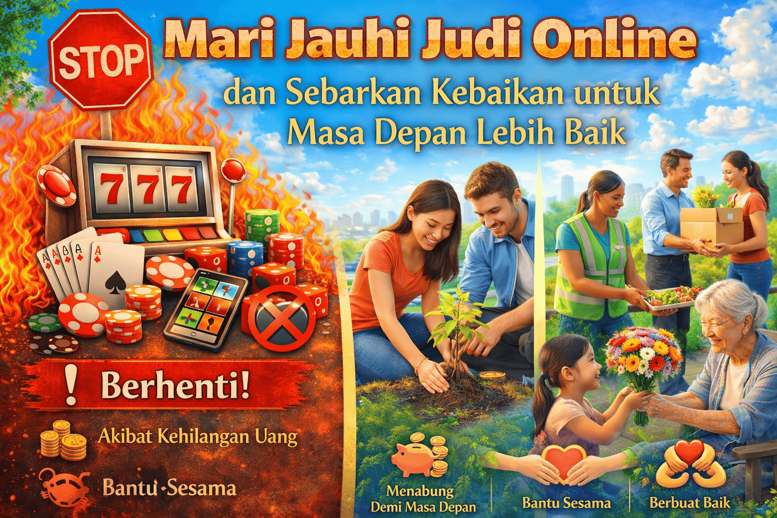 Mari Jauhi Judi Online dan Sebarkan Kebaikan untuk Masa Depan Lebih Baik