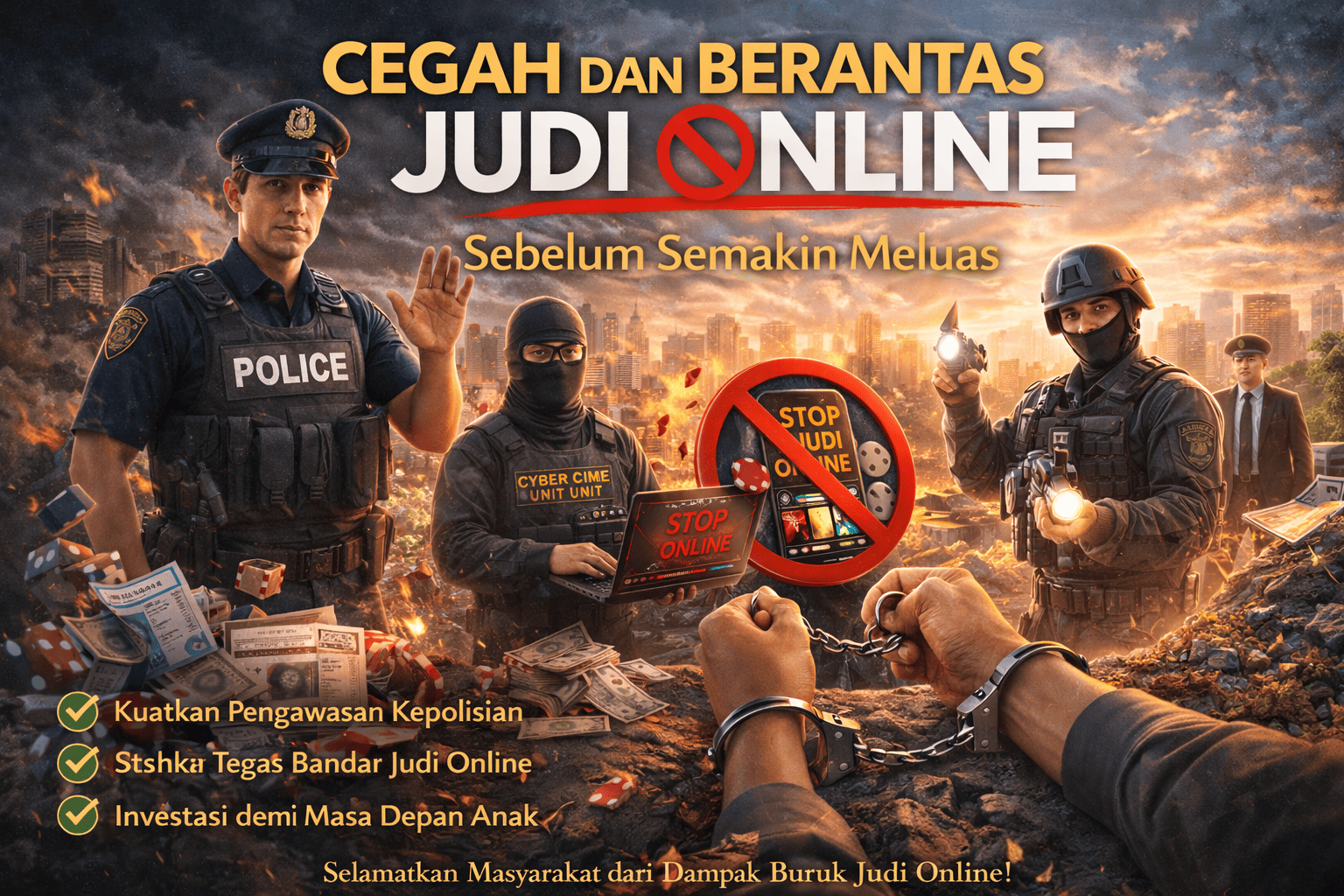 Cegah dan Berantas Judi Online Sebelum Semakin Meluas