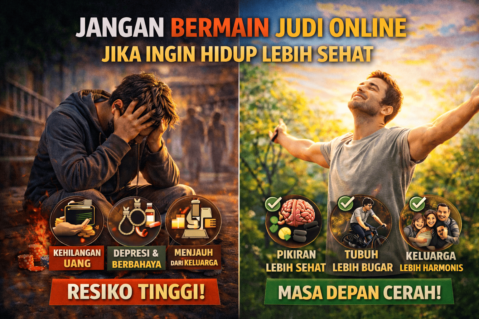 Jangan Bermain Judi Online Jika Ingin Hidup Lebih Sehat
