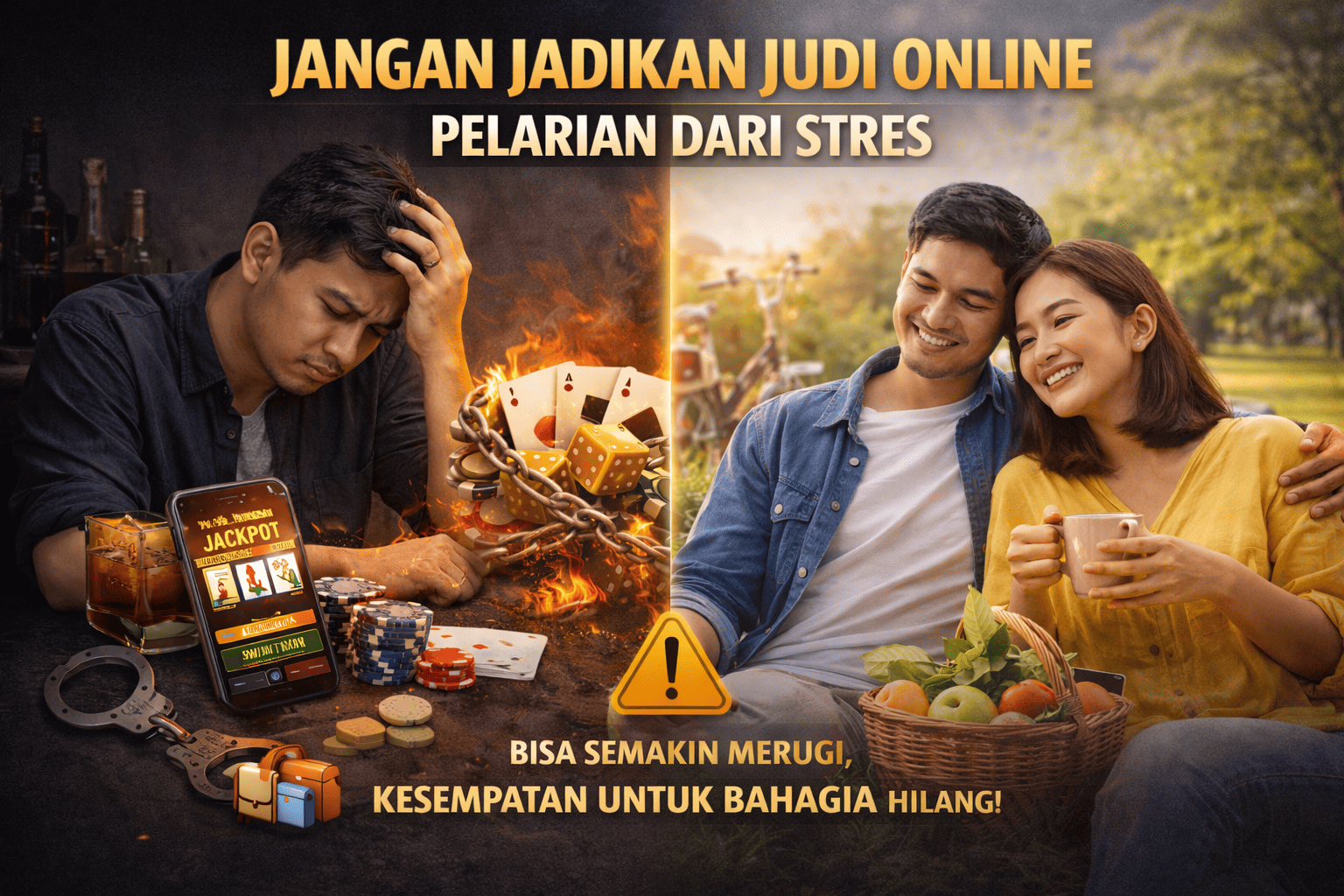 Judi Online Bukan Solusi Stres, Justru Menambah Masalah