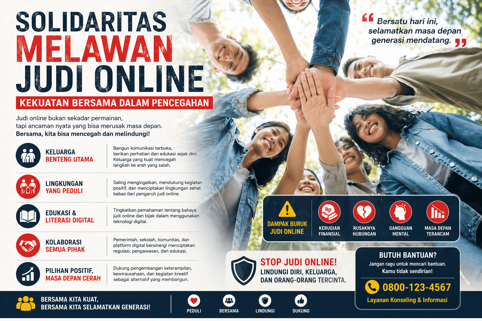 Solidaritas Melawan Judi Online: Kekuatan Bersama dalam Pencegahan