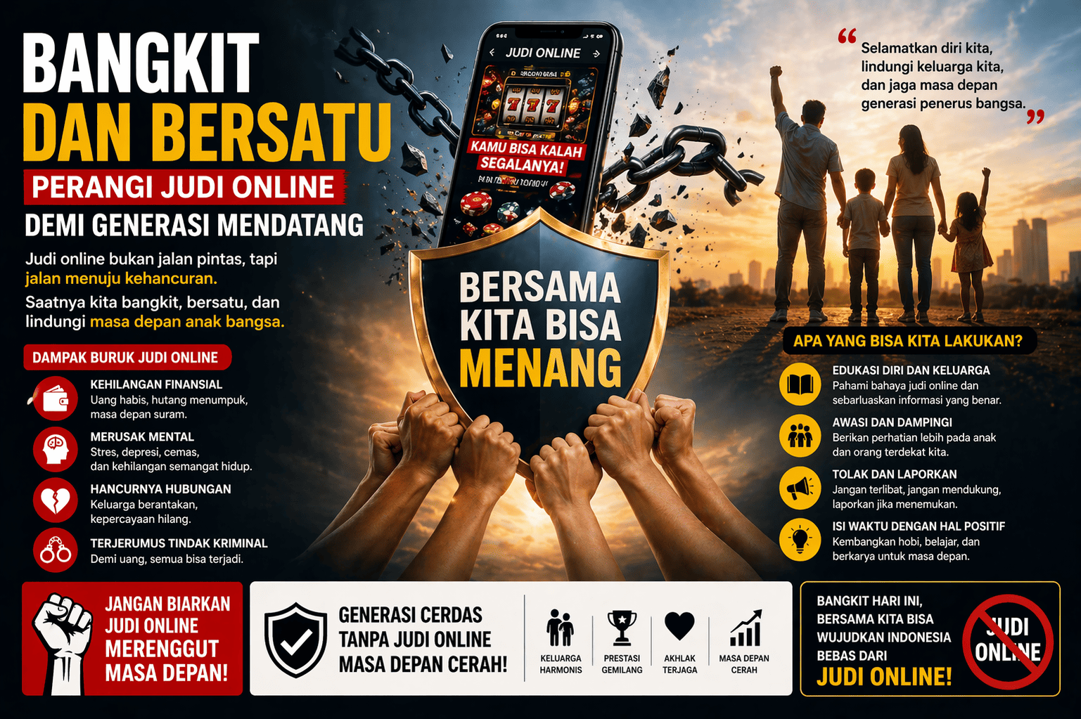 Bersatu Melawan Judi Online: Langkah Nyata untuk Pencegahan Bersama