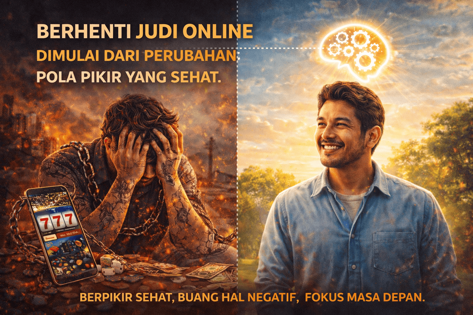 Berhenti Judi Online Dimulai dari Perubahan Pola Pikir yang Sehat