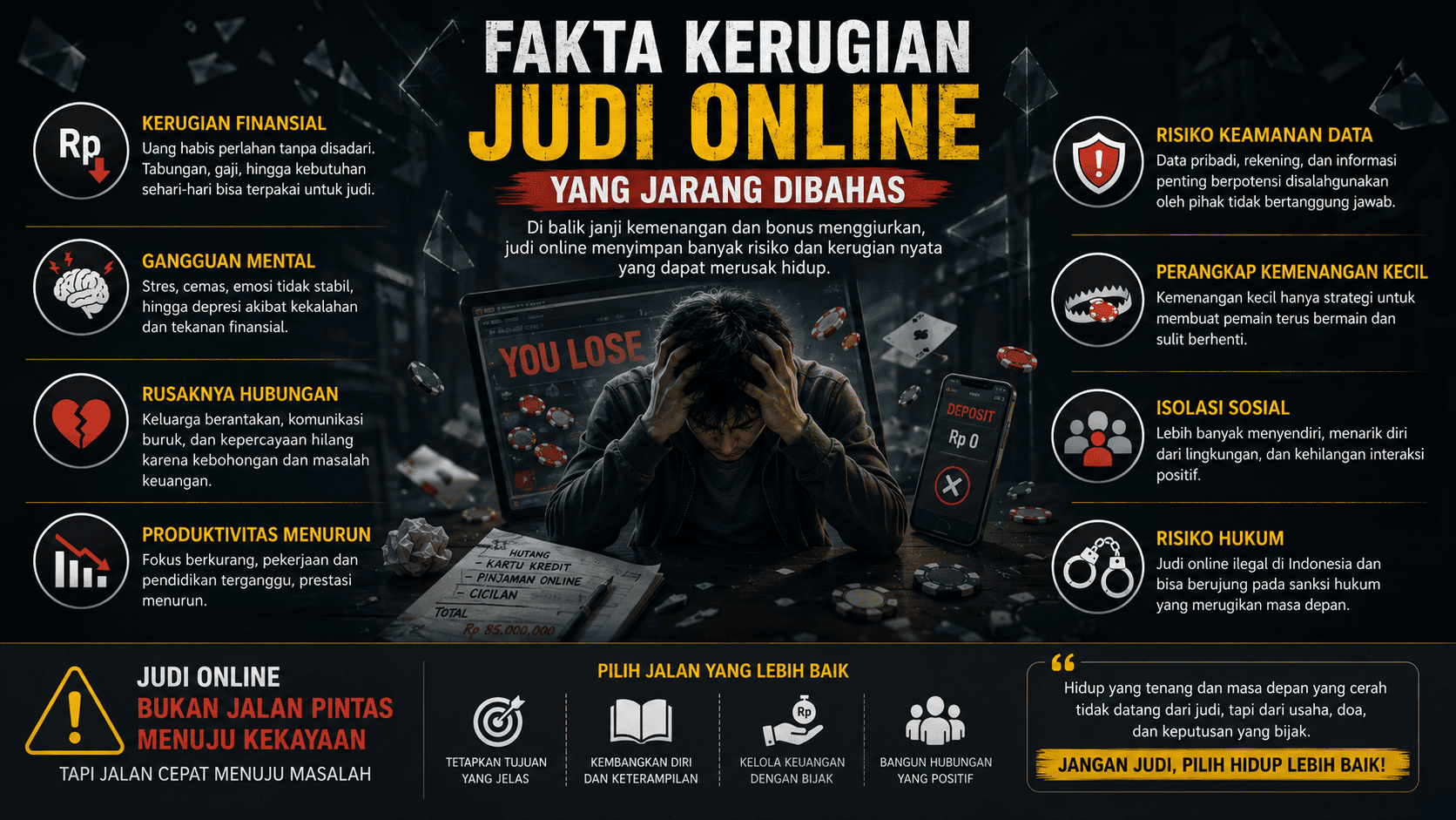 Fakta Kerugian Judi Online yang Jarang Dibahas