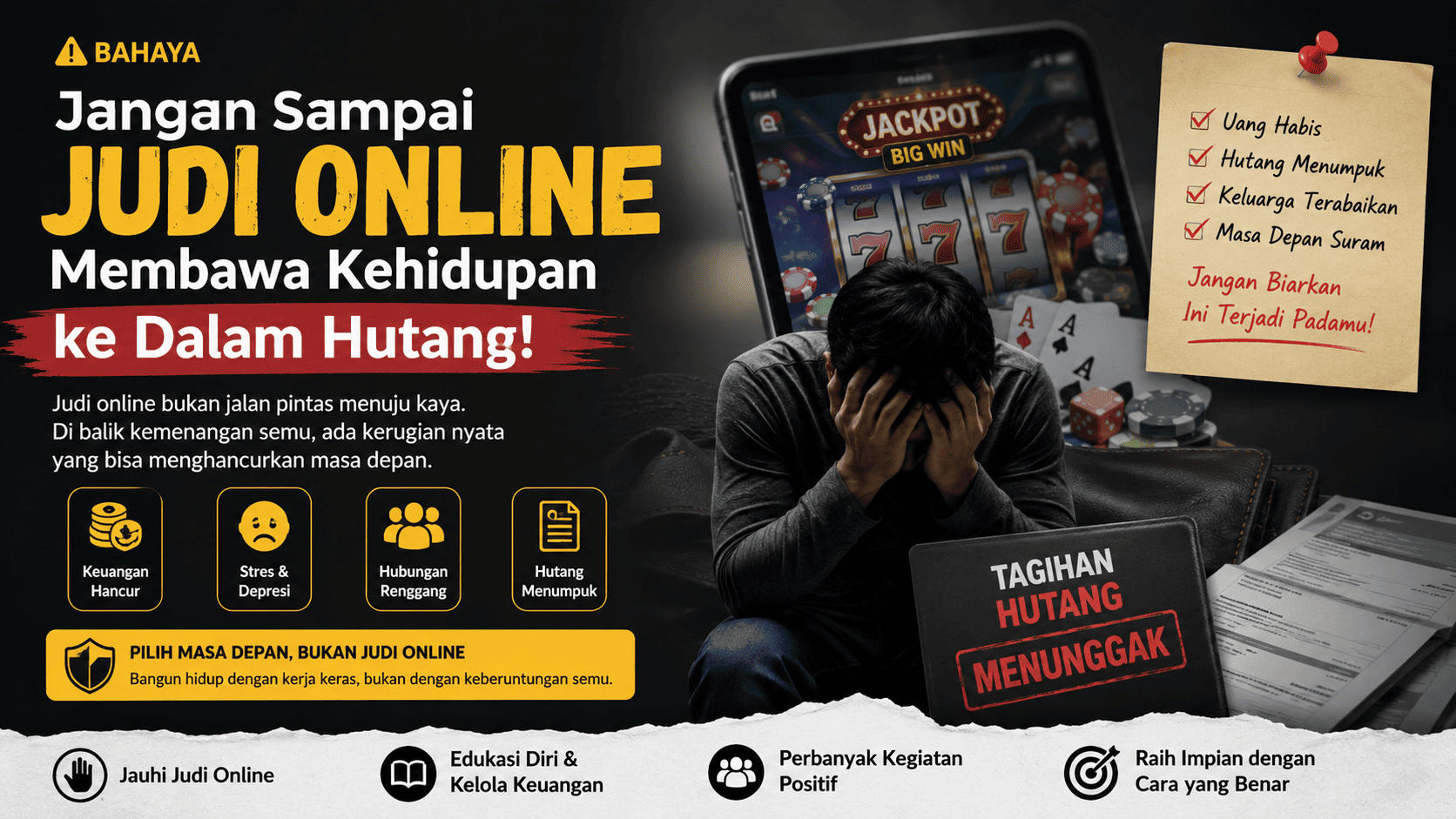Jangan Sampai Judi Online Membawa Kehidupan ke Dalam Hutang