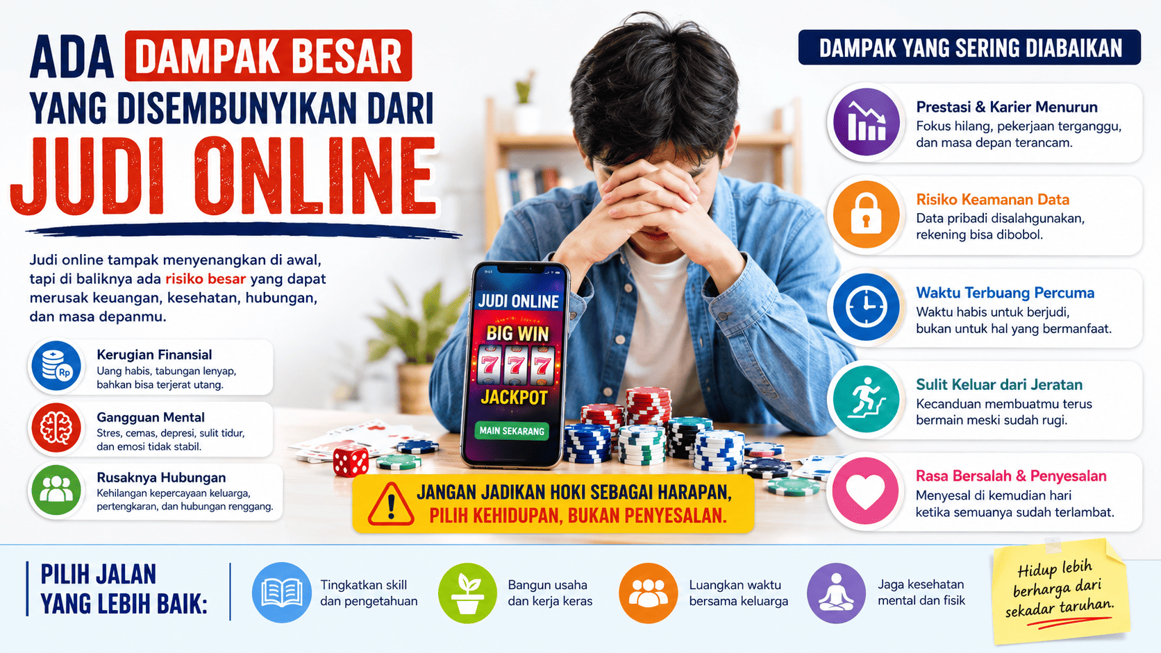 Ada Dampak Besar yang Disembunyikan dari Judi Online