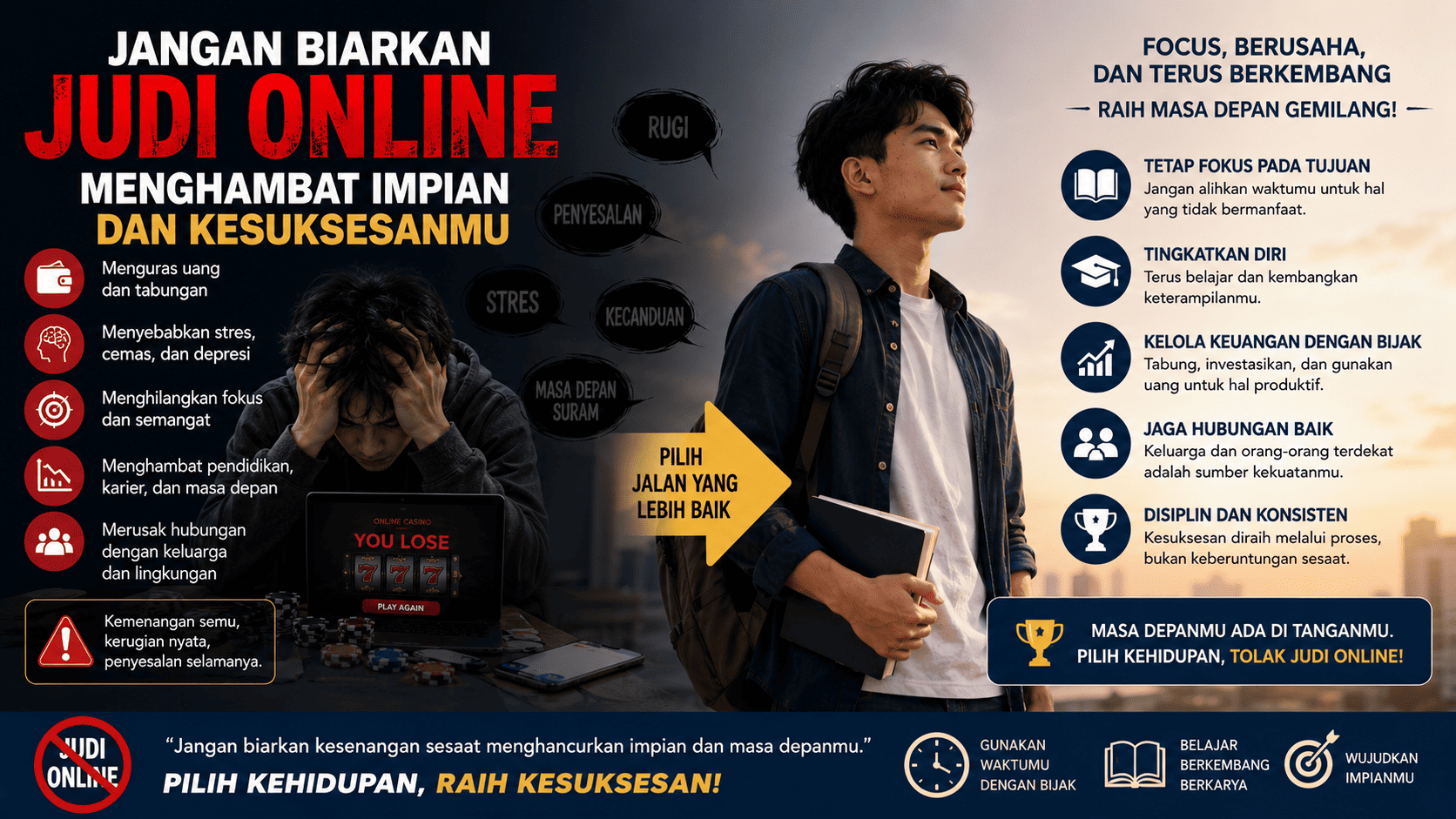 Jangan Biarkan Judi Online Menghambat Impian dan Kesuksesanmu