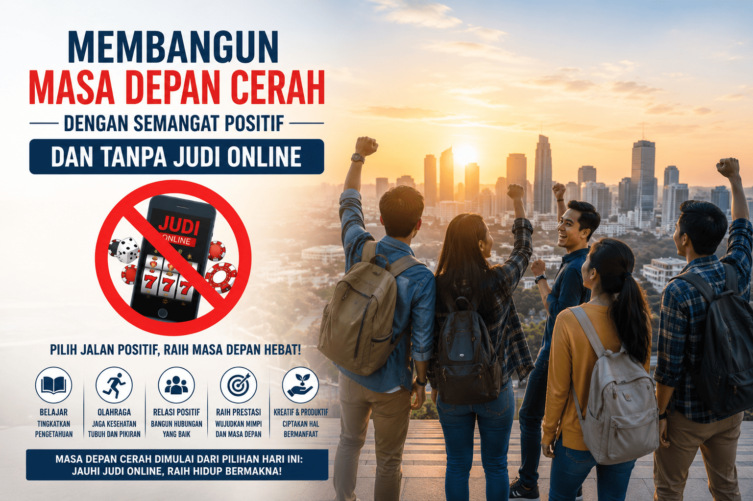 Membangun Masa Depan Cerah dengan Semangat Positif dan Tanpa Judi Online