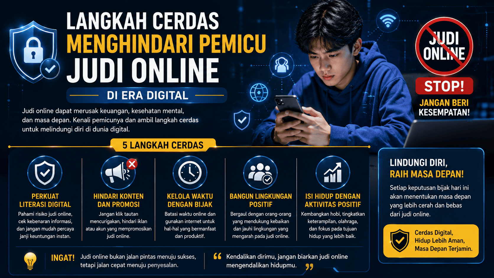 Langkah Cerdas Menghindari Pemicu Judi Online di Era Digital